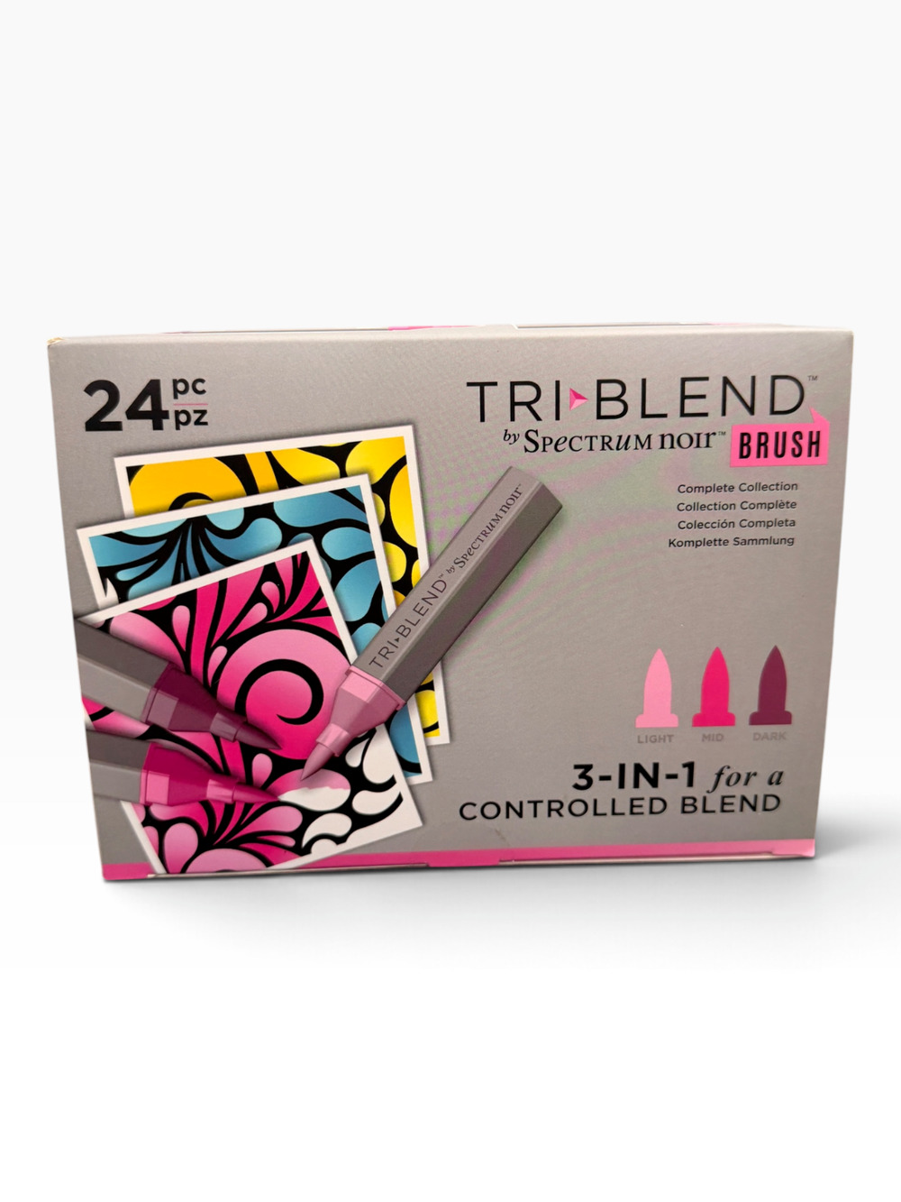 Tri Blend By Spectrum Noir Brush 3 In 1 24 PC